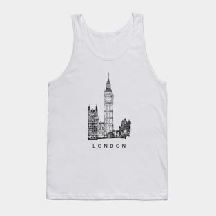 Big Ben of London, England. Tank Top